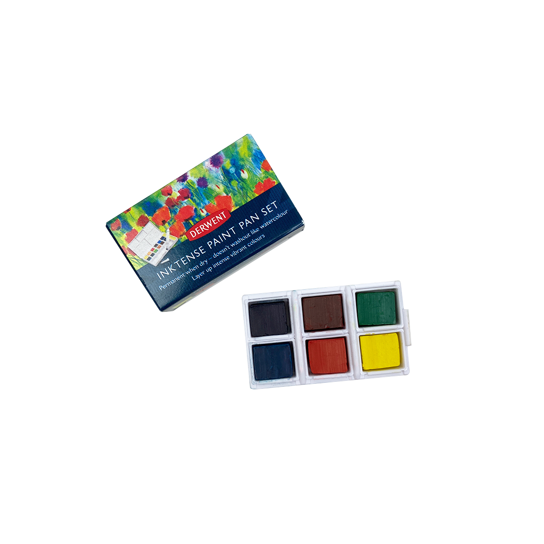 Derwent Inktense Paint Pans Set of 6