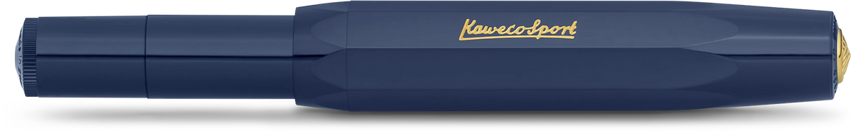 Kaweco Classic Sport fountain pen in navy, capped