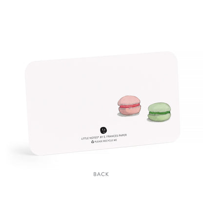 Macaron Little Notes by E. Frances Paper, card back