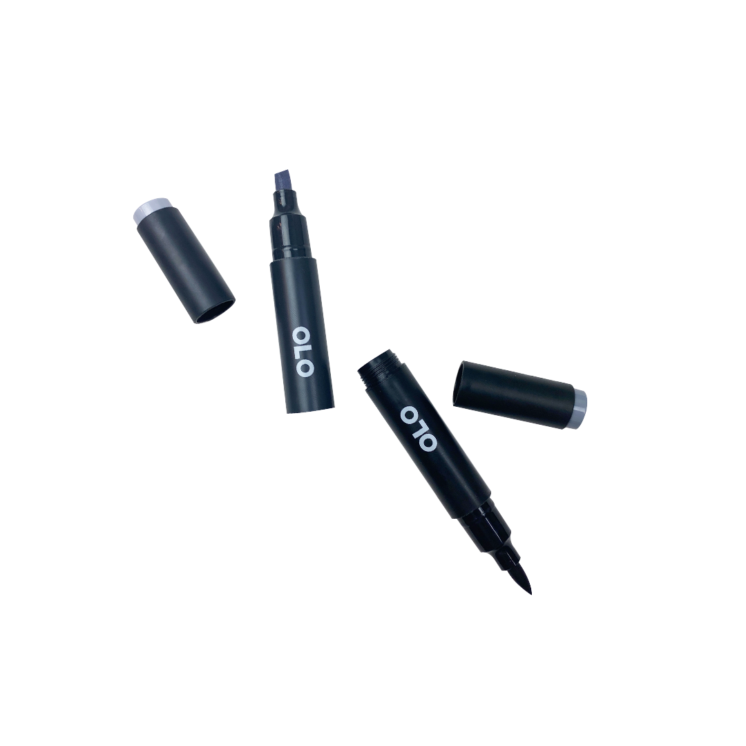 OLO Medium Cool Grey Marker (Chisel C-G3 and Brush C-G5)