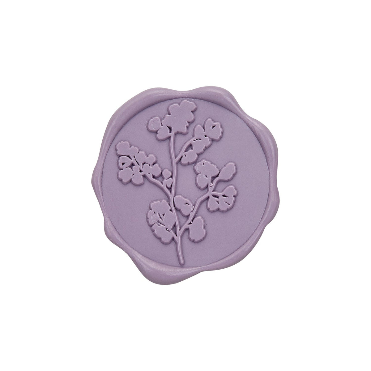 Maidenhair Adhesive Wax Seal Stickers for Envelopes and Invitations (25-Pack) 6 Colors