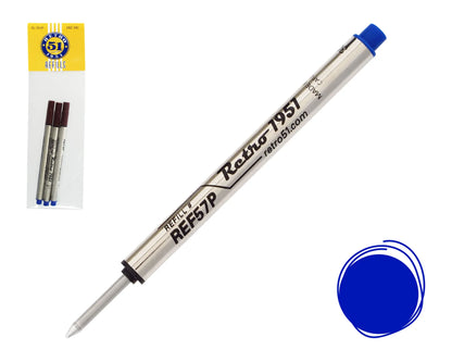 Blue RB REFILLS 3 PACK