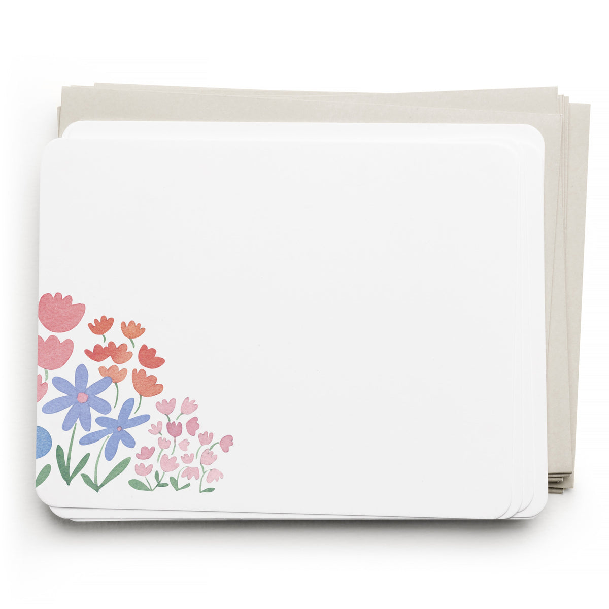 Flower Patch Flat Notes by E. Frances Paper, stack of cards