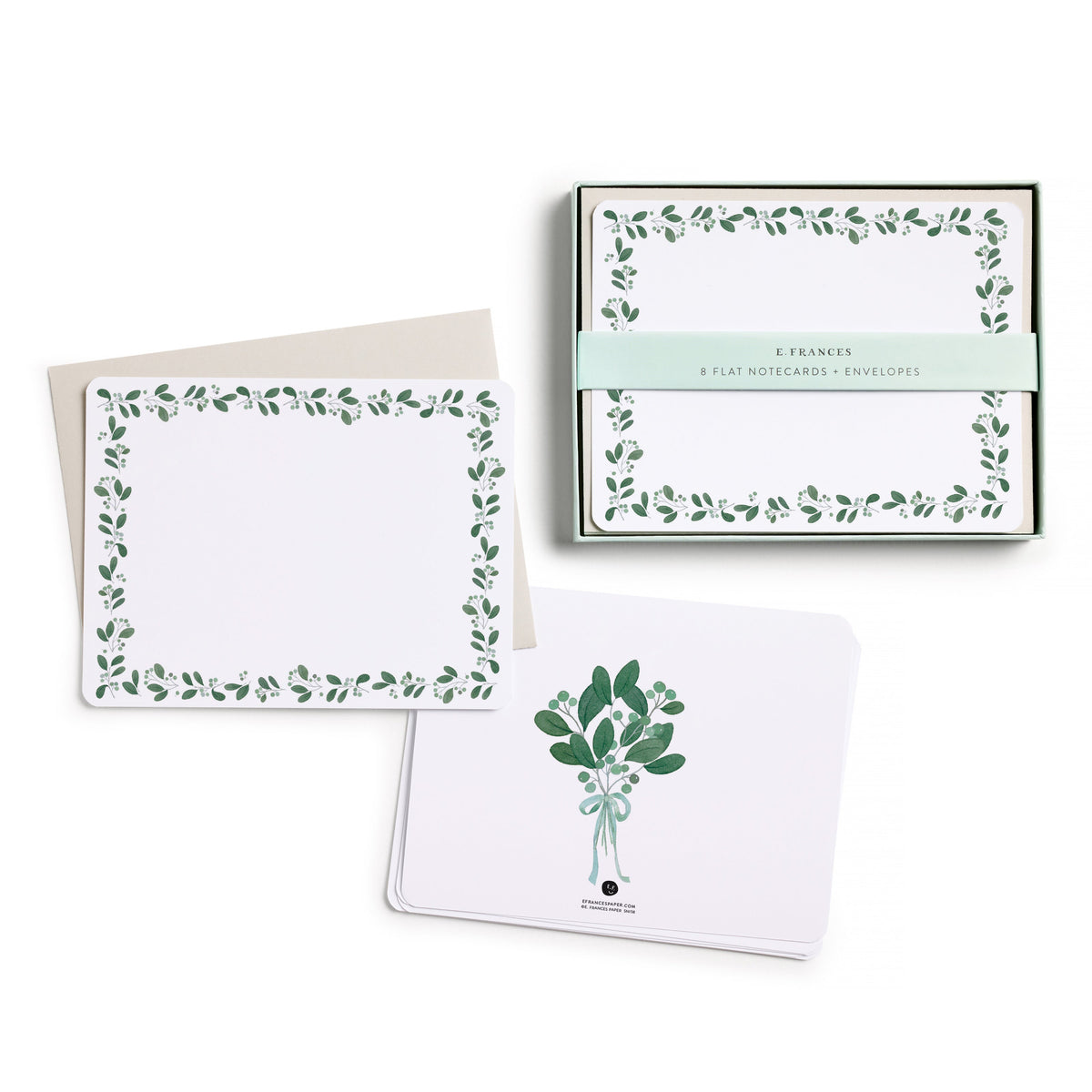 Chirps and Cheers Flat Notes by E. Frances Paper, set with envelopes