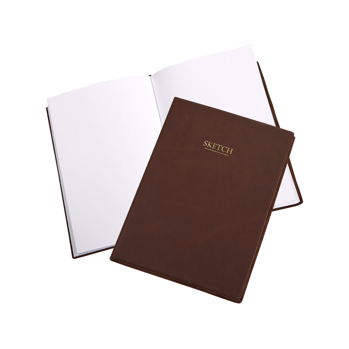 Leather Artisan Sketchbook -Hand crafted Italian Artisan Made-Vertical or Horizontal