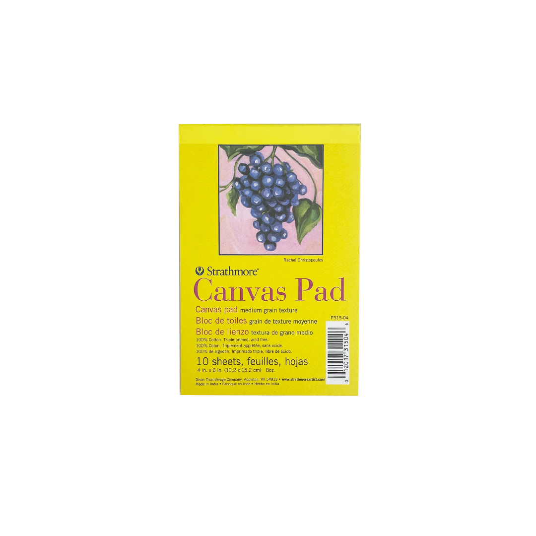 Strathmore Canvas Pad 300 Series - 4x6, 10 Sheets