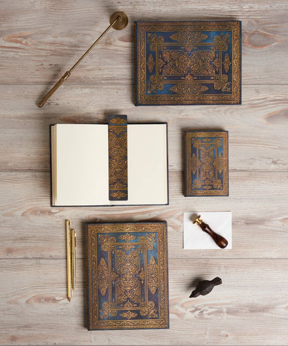 Paperblanks Blue Luxe Hardcover: Mini / Lined