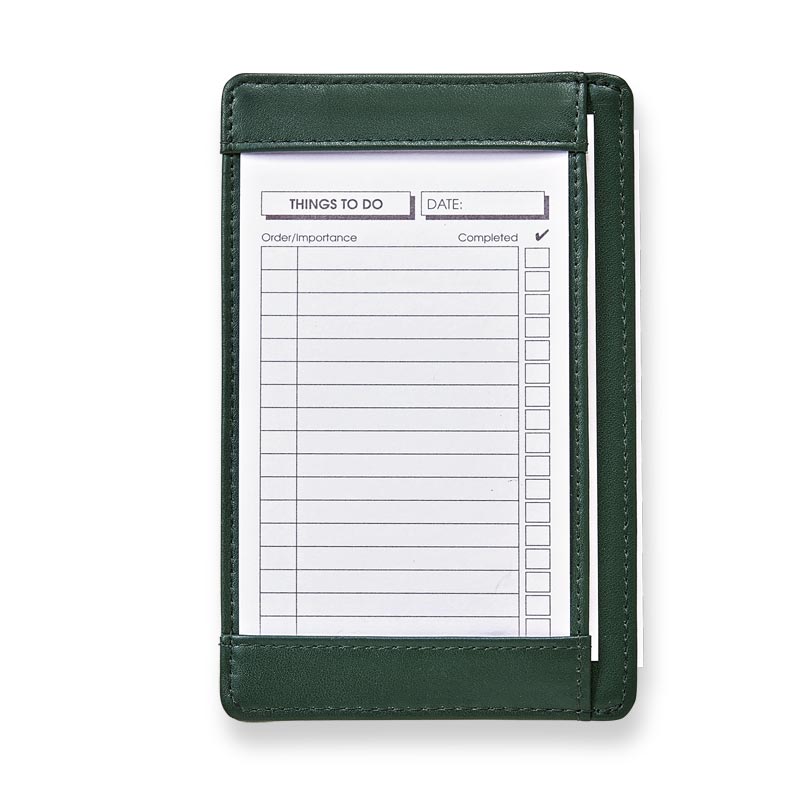 Levenger Pocket Briefcase, Leather 3x5 Note Card Holder