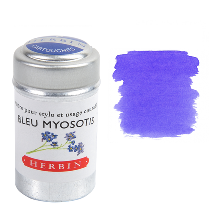 Violette Pensee (Violet) Fountain Pen Ink Cartridges - Tin of 6