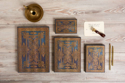 Paperblanks Blue Luxe Hardcover: Mini / Lined