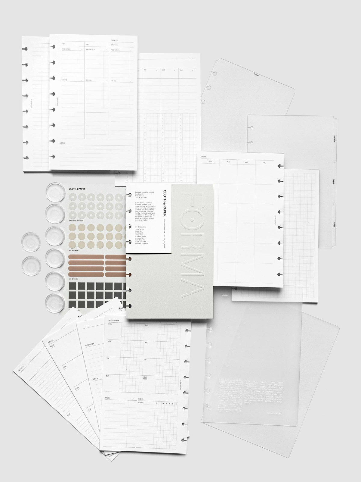 Half Letter - FORMA Modular Planner System