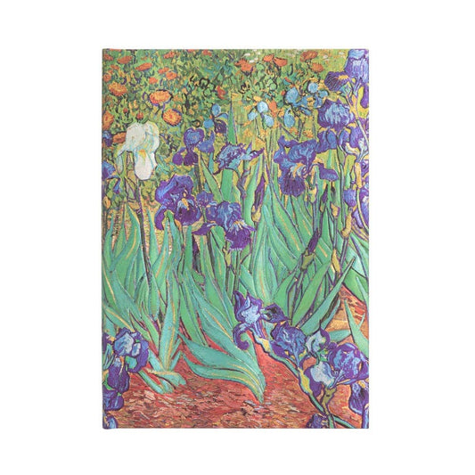 Paperblanks Van Gogh's Irises Hardcover: Midi / Unlined
