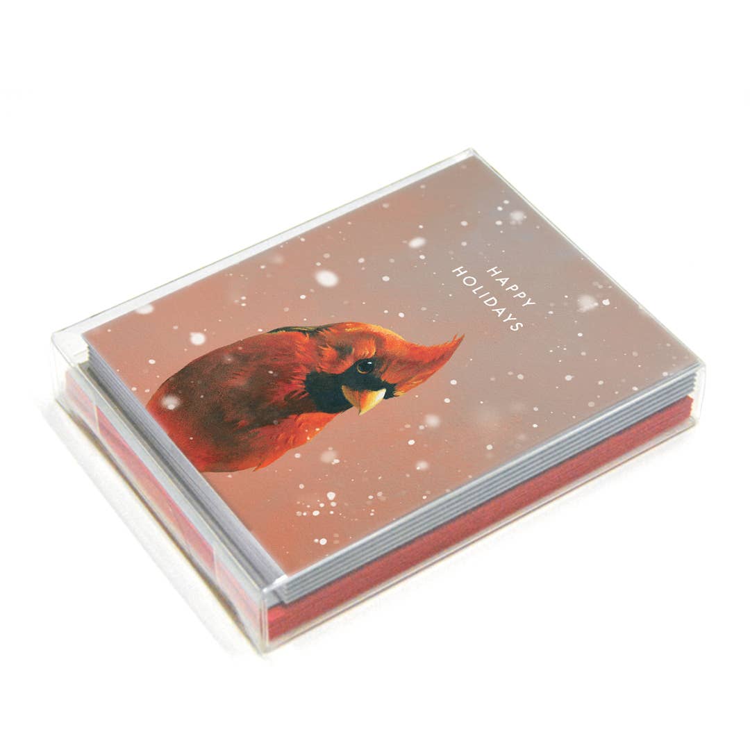 Cardinal Christmas Greeting Card: Set of 8