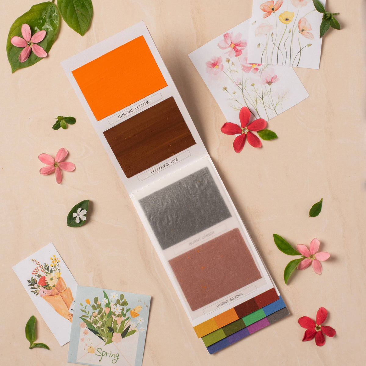 Watercolor Sheets - 16 Handmade Watercolors