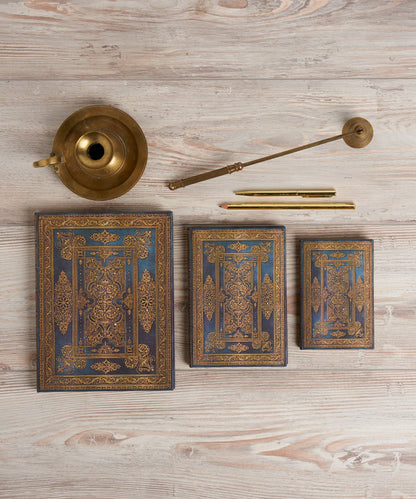 Paperblanks Blue Luxe Hardcover: Mini / Lined