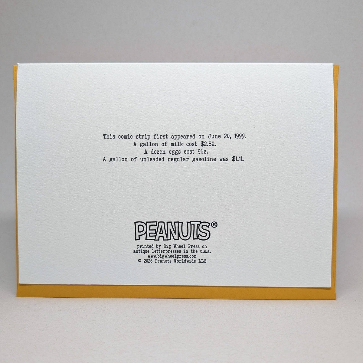 A Card for Dad - Peanuts
