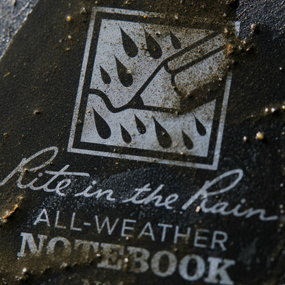 Rite in the Rain 4.625" x 7" Side Spiral Notebook, Black