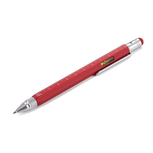 Troika Construction Pen PIP20 Multi-Tool Ballpoint Pen Red