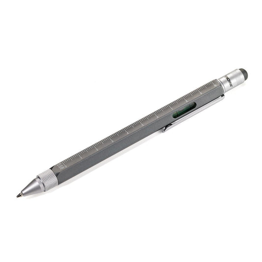 Troika Construction Pen PIP20 Multi-Tool Ballpoint Pen Titanium Grey