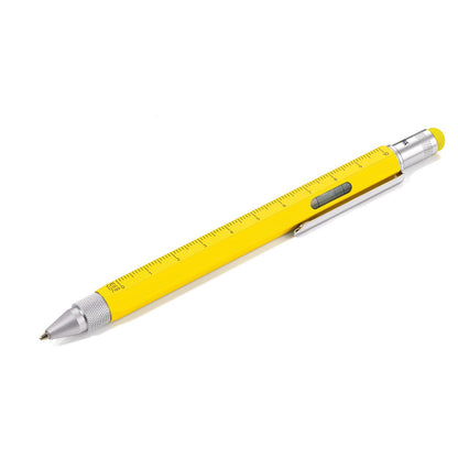 Troika Construction Pen PIP20 Multi-Tool Ballpoint Pen Yellow