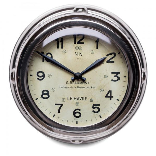 Deckhand Wall Clock Aluminum