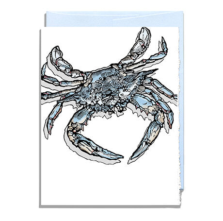 Blue Crab Greeting Card