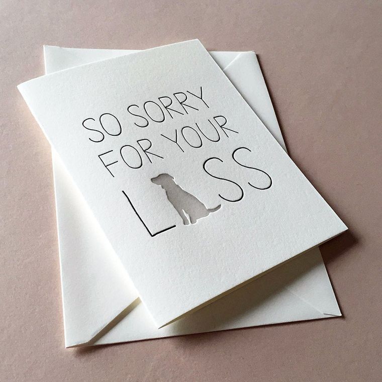 Dog Sympathy - Die Cut