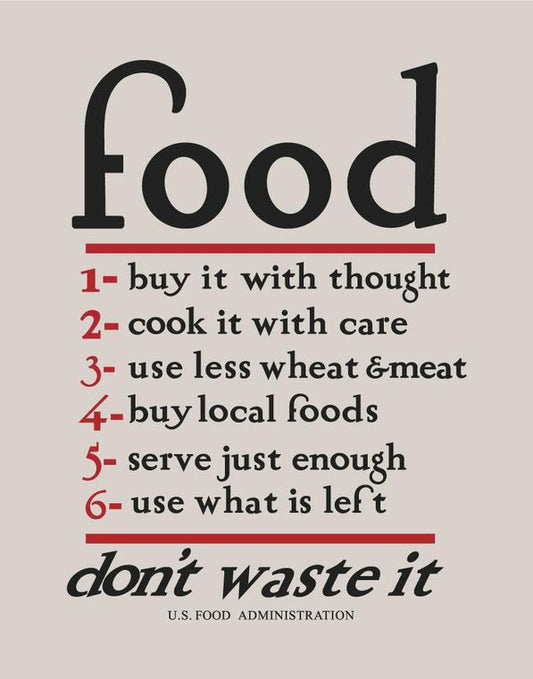Food Don't Waste It Magnet
