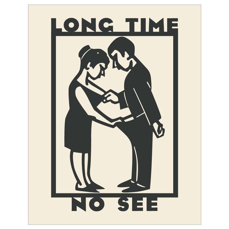 Long Time No See Greeting Card